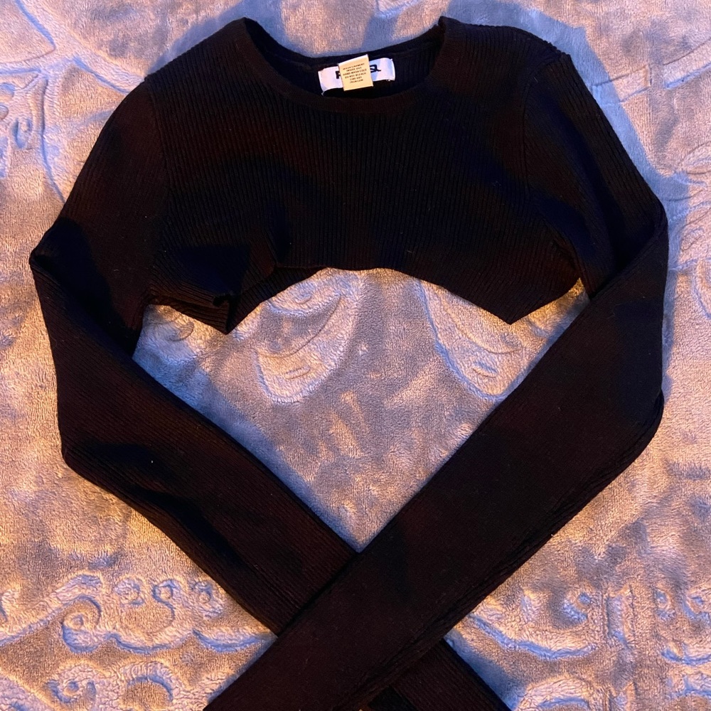 long sleeve knit shrug ~